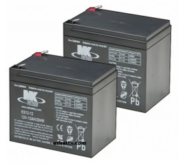 MK Battery ES12-12 SLA AGM Battery (2 Batteries)