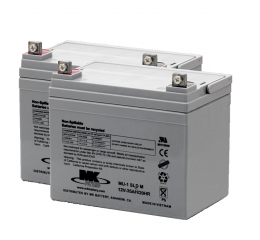 MK Battery MU-1 SLD M AGM Battery (2 Batteries)