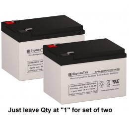 Pride Mobility Sonic SC50 Scooter Replacement Battery (2 Batteries)
