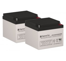 SigmasTek SP12-26 Sealed Lead Acid AGM Battery (2 Batteries)