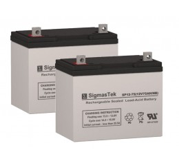 Pride Mobility Jazzy 1104 Replacement Battery (2 Batteries)