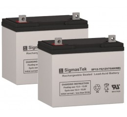 Douglas Guardian DG1260  Equivalent Replacement Battery SP12-75