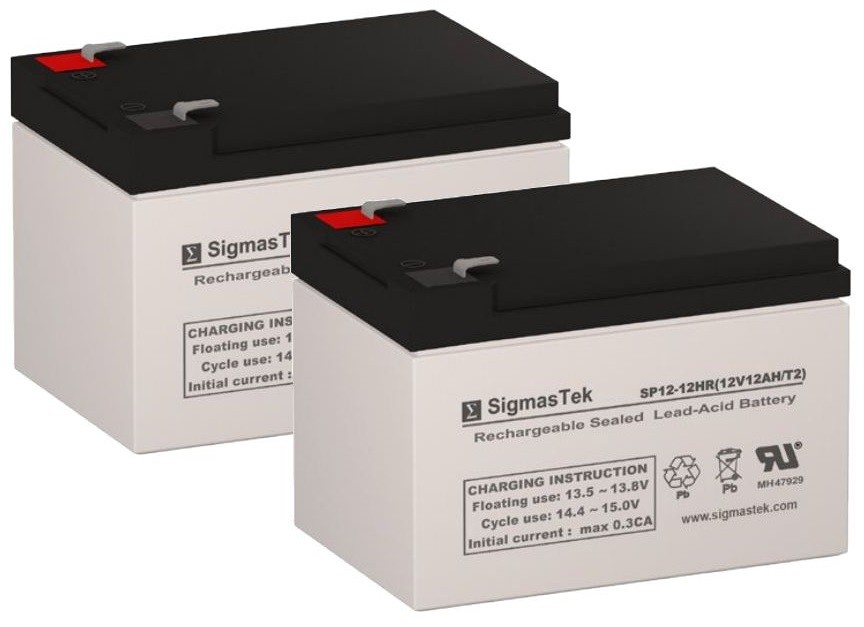 12 Volt 15 Amp Electric Scooter Battery Replacement by SigmasTek 