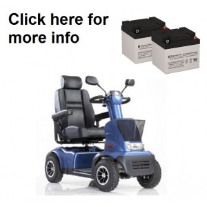 Afikim Breeze 3 and 4 Wheel Scooter (2 Batteries)