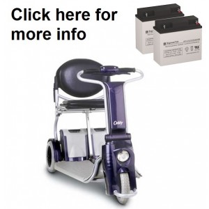 Afikim Caddy Scooter Replacement Battery (2 Batteries)