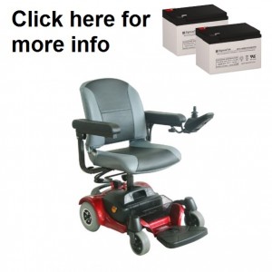 C.T.M. HS-1500 Powerchair Battery (2 Batteries)