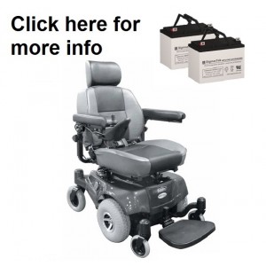 C.T.M. HS-2800 Powerchair Battery (2 Batteries)