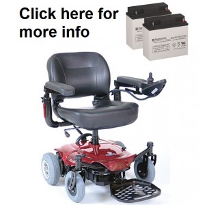 Drive Medical Cobalt Power Wheelchair Replacement Battery (2 Batteries)