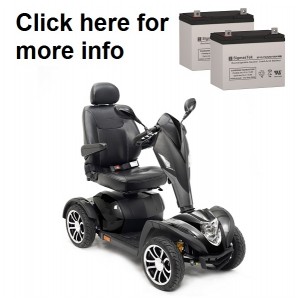 Drive Medical Cobra GT4 Scooter Replacement Battery (2 Batteries)