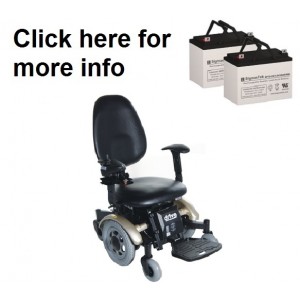Drive Medical Denali Power Wheelchair Replacement Battery (2 Batteries)