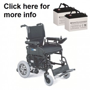 ActiveCare Wildcat Power Wheelchair Replacement Battery (2 Batteries)