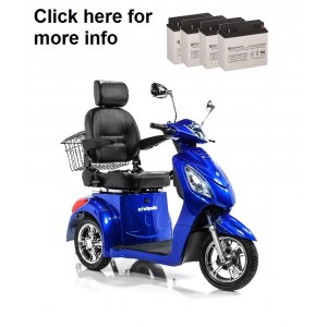 eWheels EW-36 / EW-46 Scooter Battery (4 Batteries)
