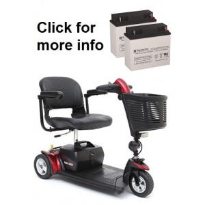 Pride Mobility Go-Go Sport Scooter Replacement Battery (2 Batteries)
