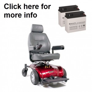 Golden Alante DX GP204 / GP215 Power Wheelchair Replacement Battery (2 Batteries)