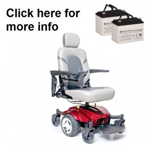 Golden Compass Sport GP605 CC / GP605 SS Power Wheelchair Replacement Battery (2 Batteries)