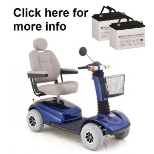 Pride Mobility Hurricane 2001 Replacement Battery (2 Batteries)