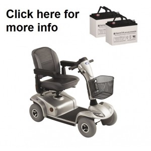 Invacare Leo Scooter Replacement Battery (2 Batteries)