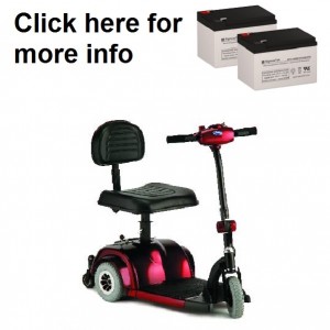 Invacare Zoom 220 HMV Scooter Replacement Battery (2 Batteries)