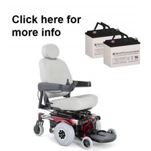 Pride Mobility Jazzy 1107 Replacement Battery (2 Batteries)