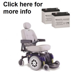 Pride Mobility Jazzy 1121 Replacement Battery (2 Batteries)