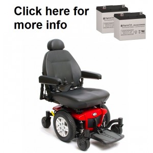 Pride Mobility Jazzy 600 ES Replacement Battery (2 Batteries)