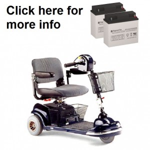 Invacare Lynx SX-3 Scooter Replacement Battery (2 Batteries)