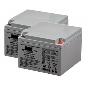 MK Battery M12260 SLD M AGM Battery (2 Batteries)