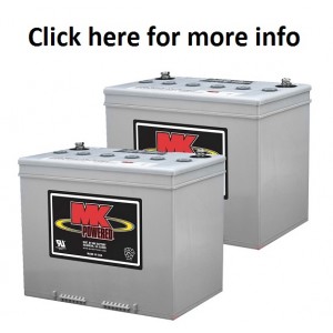 MK M24 SLD G FT Gel 12 Volt - 74Ah Battery (Pair)