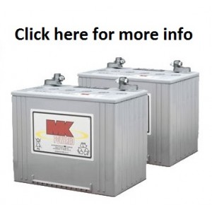 MK M24 SLD G Gel 12 Volt - 74Ah Battery (Pair)