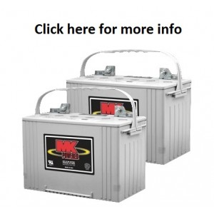 MK M27 SLD G Gel 12 Volt - 88Ah Battery (Pair)