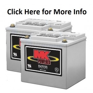 MK M40 SLD G Gel 12 Volt - 40Ah Battery (Pair)