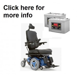 Permobil C300 Power Wheelchair Replacement Battery (Pair)