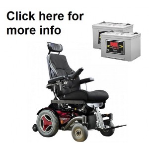 Permobil C350 Power Wheelchair Replacement Battery (Pair)
