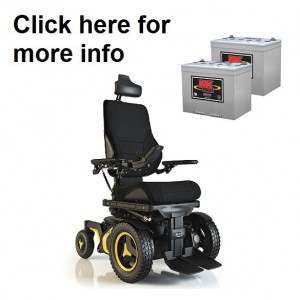 Permobil F5 Corpus Power Wheelchair Replacement Battery (Pair)