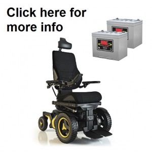 Permobil F5 Corpus Power Wheelchair Replacement Battery (Pair)