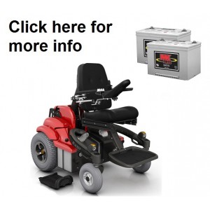 Permobil K450 Power Wheelchair Replacement Battery (Pair)