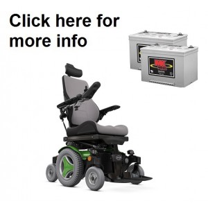 Permobil M300 Power Wheelchair Replacement Battery (Pair)