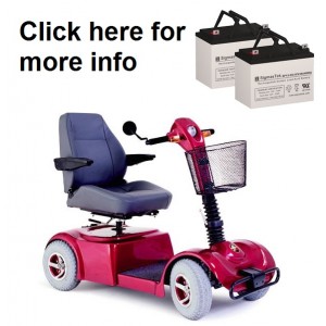 Pride Mobility Boxster Scooter Replacement Battery (2 Batteries)