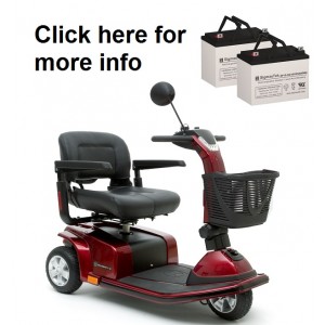 Pride Mobility Celebrity X Replacement Battery (2 Batteries)