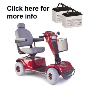 Pride Mobility Hurricane  Pre 2001 Replacement Battery (2 Batteries)