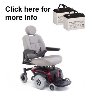 Pride Mobility Jet 10 Ultra Powerchair Replacement Battery (2 Batteries)