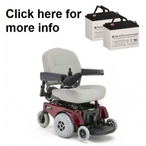 Pride Mobility Jet 7 Replacement Battery (2 Batteries)