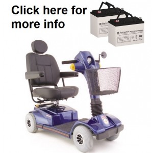 Pride Mobility Laser Sport Replacement Battery (2 Batteries)