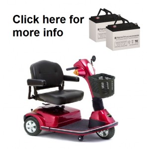 Pride Mobility Maxima Replacement Battery  (2 Batteries)