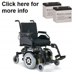 Pride Mobility Quantum 1121 Replacement Battery (2 Batteries)