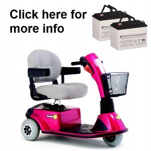 Pride Mobility Sundancer Scooter Replacement Battery (2 Batteries)