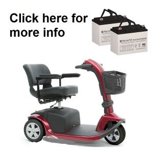 Pride Mobility V10 Mobility Scooter Replacement Battery (2 Batteries)