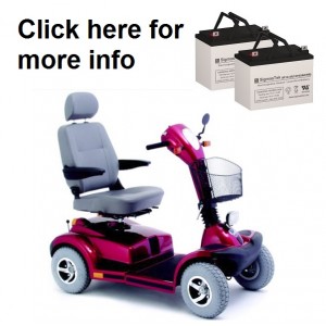 Pride Mobility Victory XL-4 Replacement Battery (2 Batteries)