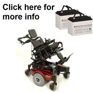 Invacare Pronto M71 Jr. Replacement Battery (2 Batteries)