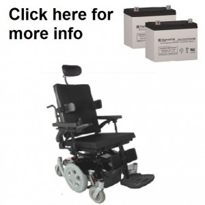 Quickie P-210 Power Wheelchair Replacement Battery (2 Batteries) Quickie P-210 Power Wheelchair Replacement Battery (2 Batteries)
